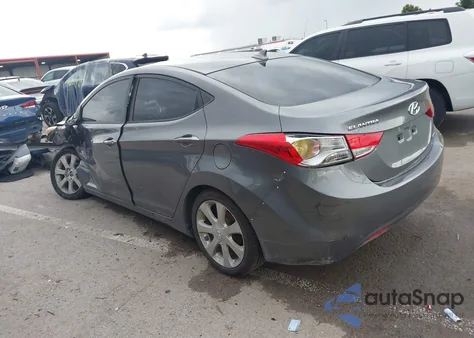 2012 Hyundai Elantra Limited from USA, damaged, VIN 5NPDH4AE4CH081104